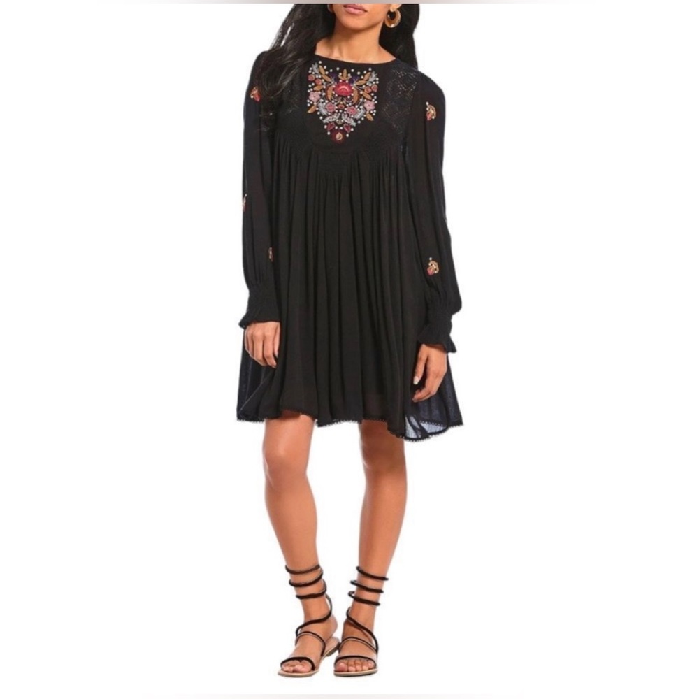 Free People Mohave Embroidered Dress
